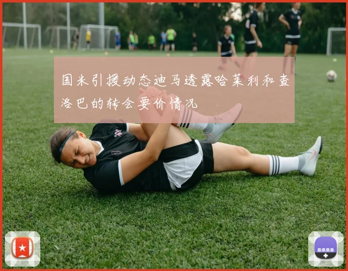 国米引援动态迪马透露哈莱利和查洛巴的转会要价情况